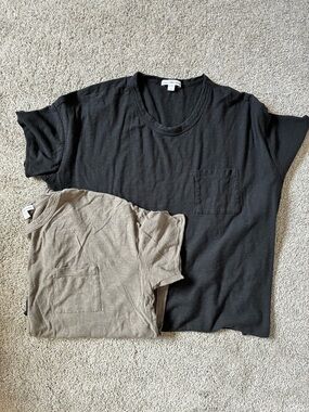 James Perse Short Sleeve Pocket Tees
